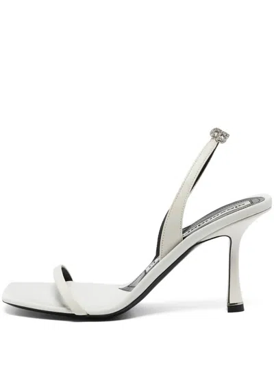 Pre-owned Alexander Wang 110mm Ivy Square-toe Slingback Sandals