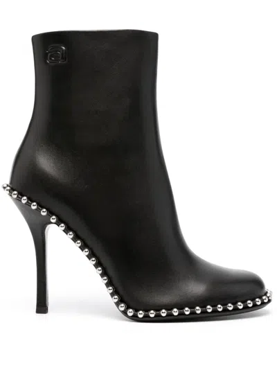 Alexander Wang Black 110 Leather Ankle Boots