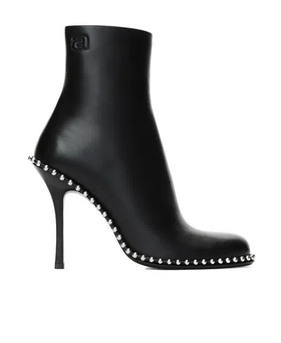 Alexander Wang Black 110 Leather Ankle Boots