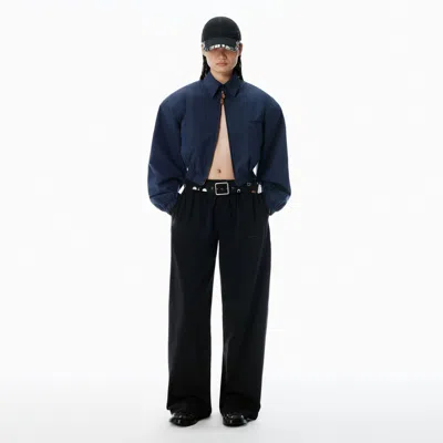 Alexander Wang 블랙 코튼 저지 스웻팬츠