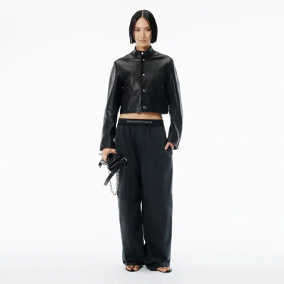 Alexander Wang 블랙 치노 아티큘레이티드 팬츠