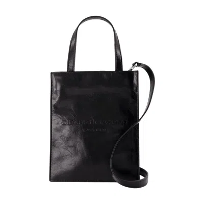 Alexander Wang Pinch Small Shopping Bag  Leather Black