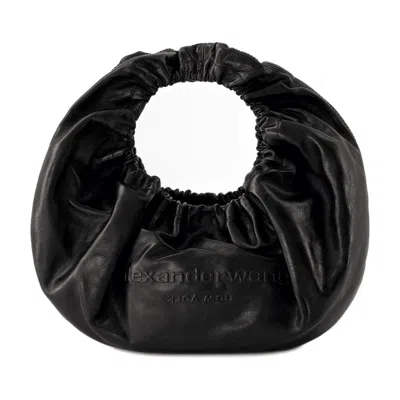 Alexander Wang Crescent Small Purse  Leather Black