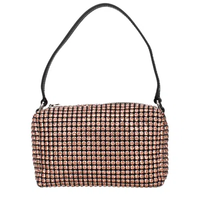 Alexander Wang Handbags For Women Orange/bronze Rhinestone In Pink