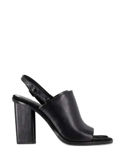 Pre-owned Alexander Wang 2022 Cole Slingback Heeled Sandals In Black