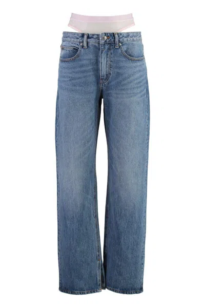 Alexander Wang 5-pocket Straight-leg Jeans