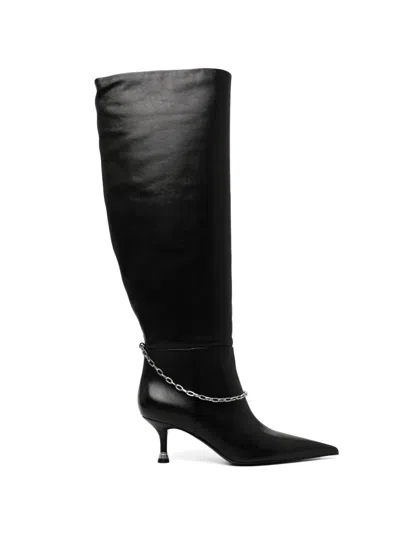 Alexander Wang 65mm Akila Boots In Black