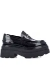 Alexander Wang 75mm Carter Platform Loafers In Blue