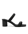 Alexander Wang 75mm Jax Tubular Sandals In Black