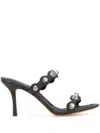 Alexander Wang Open-toed High-heeled Sandals In Grey