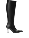 Alexander Wang Spitze Vera Stiefel Mit Reissverschlussdetail 85mm In Black