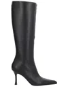Alexander Wang 85mm Vera Zip-detail Pointed-toe Boots In Black