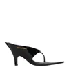 Alexander Wang Irina Pointy Toe Sandal In Calf Leather In Black