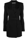 Alexander Wang Double Breasted Blazer Dress In Black