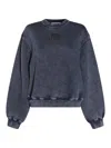 Alexander Wang Maglie Acid Black Ice In Black