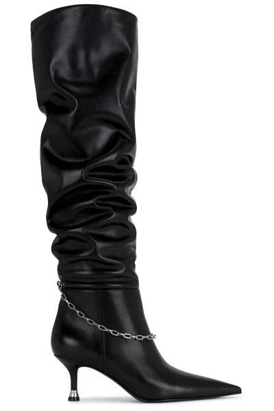 Alexander Wang Akila 65mm Slouch Boot In Black