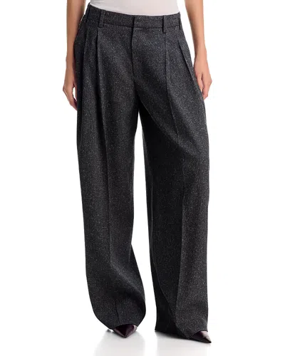 Alexander Wang Alexanderwang Embellished Pleated Pants In Black