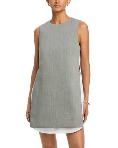 Alexander Wang Alexanderwang Mini Shift Dress In Gray