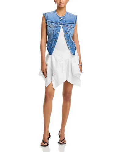 Alexander Wang Alexanderwang Prestyle Mixed Media Dress In White