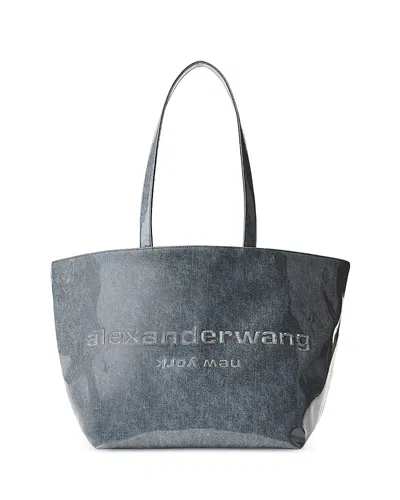 Alexander Wang Alexanderwang Punch Blue Tote Bag In Gray