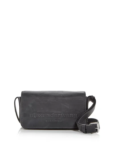 Alexander Wang Alexanderwang Punch Flap Leather Crossbody Bag