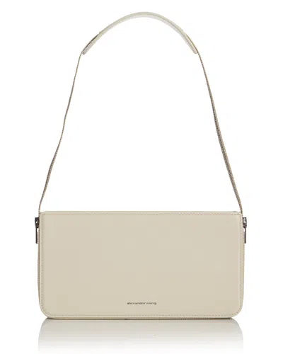 Alexander Wang Alexanderwang Siren Leather Pochette In Neutral