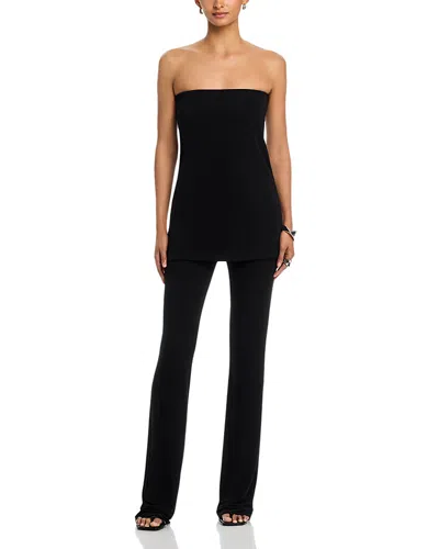 Alexander Wang Alexanderwang Strapless Jumpsuit In Black