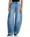 Alexander Wang Alexanderwang. T Blow Up High Rise Jeans In Vintage Light Indigo In Blue