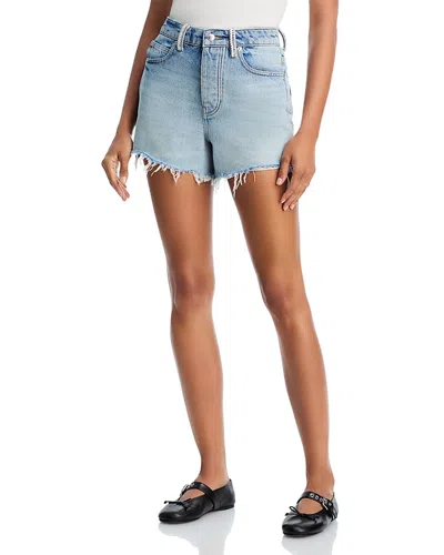 Alexander Wang Alexanderwang. T Embellished Relaxed Shorts In Blue