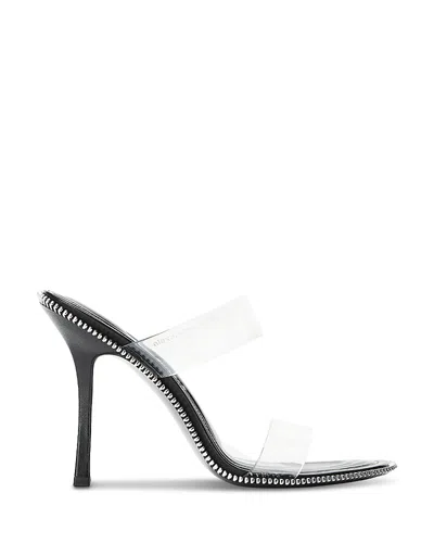 Alexander Wang Alexanderwang Women's Nova 105 Zipper Sandals In White