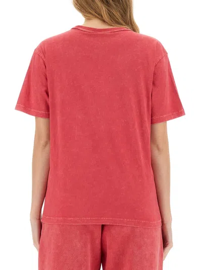 Alexander Wang Alexanderwang.t Logo T-shirt In Pink