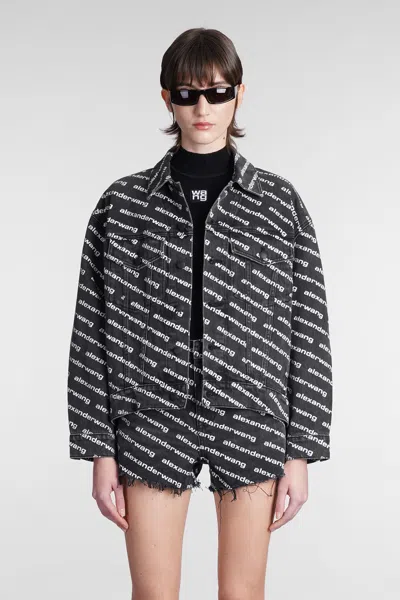 ALEXANDER WANG ALL OVER LOGO JACKET