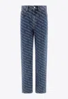 Alexander Wang Denim Jeans Featuring Belt Loops In Blue