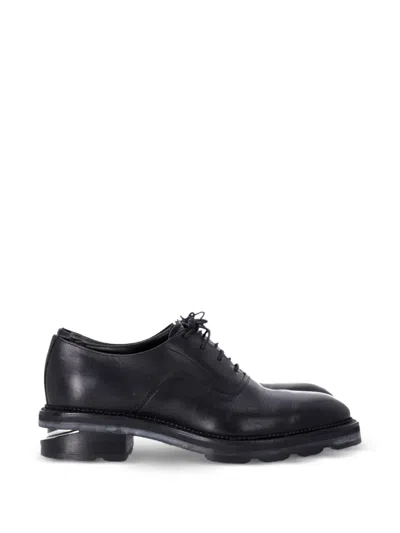Pre-owned Alexander Wang Andy Leather Oxford Shoes In Black