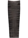 Alexander Wang Animal-print Maxi Skirt In Schwarz