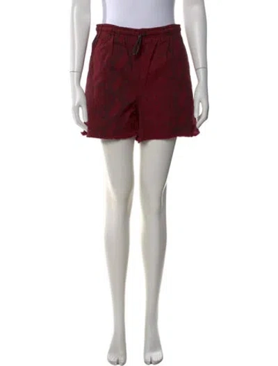 Pre-owned Alexander Wang Animal Print Mini Shorts In Multi