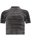 Alexander Wang Animal-print Short-sleeved T-shirt In Grey