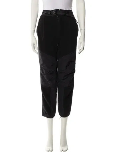 Pre-owned Alexander Wang Animal Print Sweatpants In Black