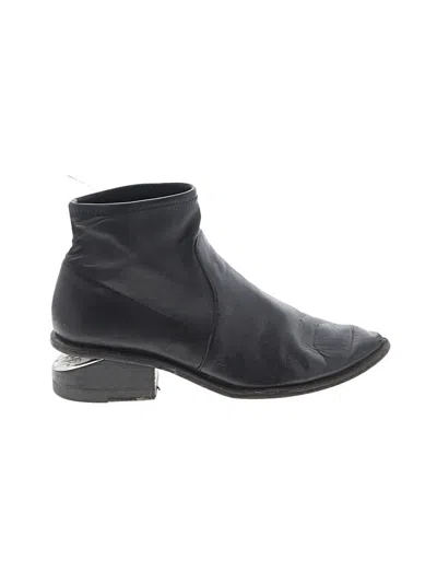 Pre-owned Alexander Wang Ankle Boots In Black