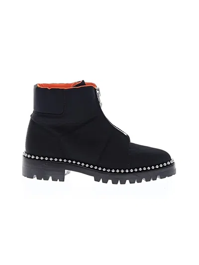 Pre-owned Alexander Wang Ankle Boots In Black