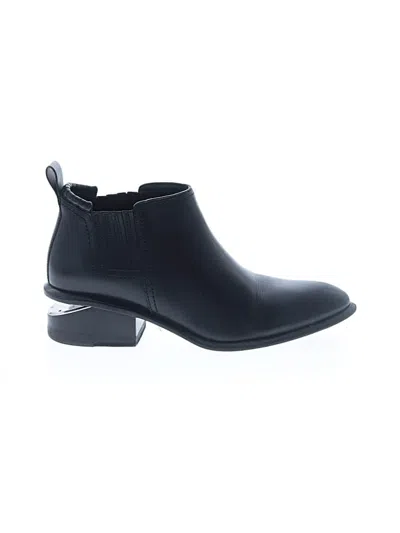 Pre-owned Alexander Wang Ankle Boots In Black