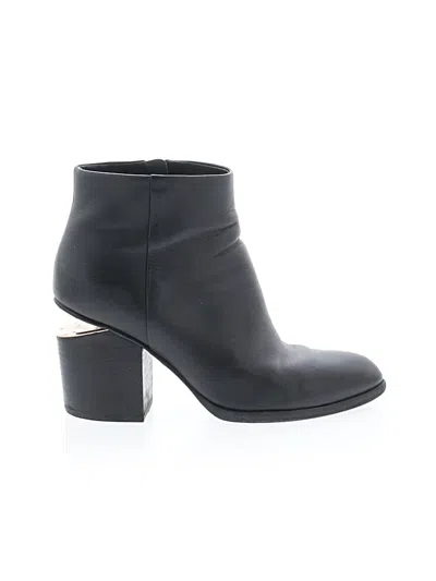 Pre-owned Alexander Wang Ankle Boots In Black