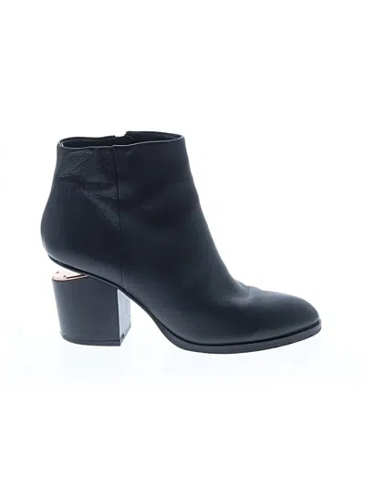 Pre-owned Alexander Wang Ankle Boots In Black