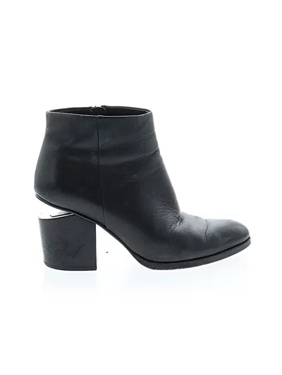 Pre-owned Alexander Wang Ankle Boots In Black