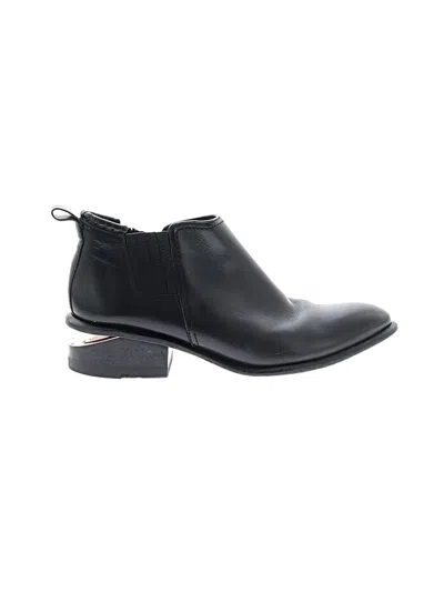Pre-owned Alexander Wang Ankle Boots In Black