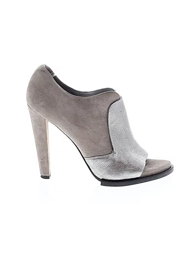 Pre-owned Alexander Wang Ankle Boots In Gray