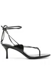 Alexander Wang Lucienne 65 Sandal In Capretto In Black