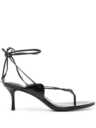 Alexander Wang Lucienne 65 Sandal In Capretto In Black