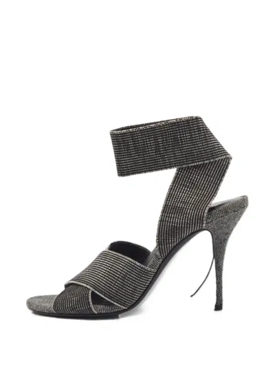 Pre-owned Alexander Wang Ankle-strap Sandals In Black