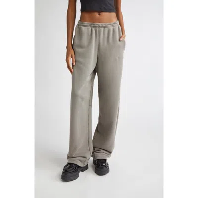 Alexander Wang Articulated Leg Loose Fit Sweatpants In Gray